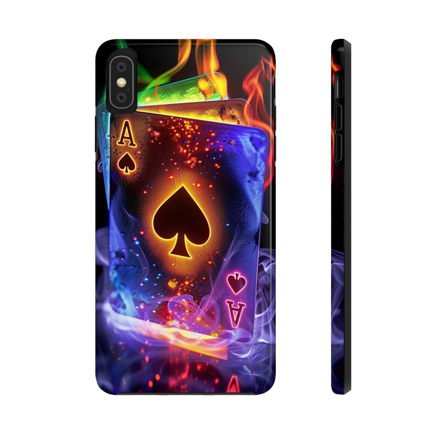 Ace of Spades Tough Phone Cases, Gaming Phone Cover, Gift for Gamers, Protective Case, Stylish Phone Accessory, Unique Phone Case | Iphone case