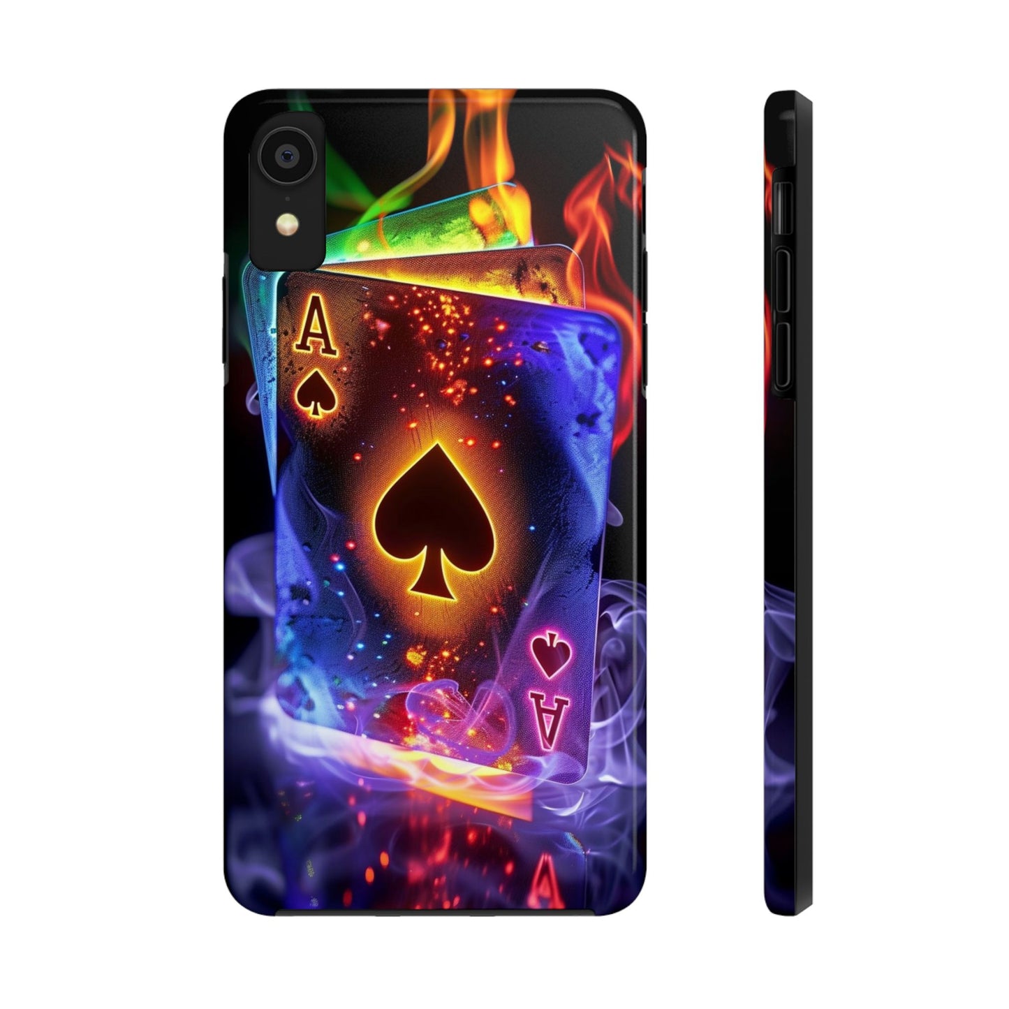 Ace of Spades Tough Phone Cases, Gaming Phone Cover, Gift for Gamers, Protective Case, Stylish Phone Accessory, Unique Phone Case | Iphone case