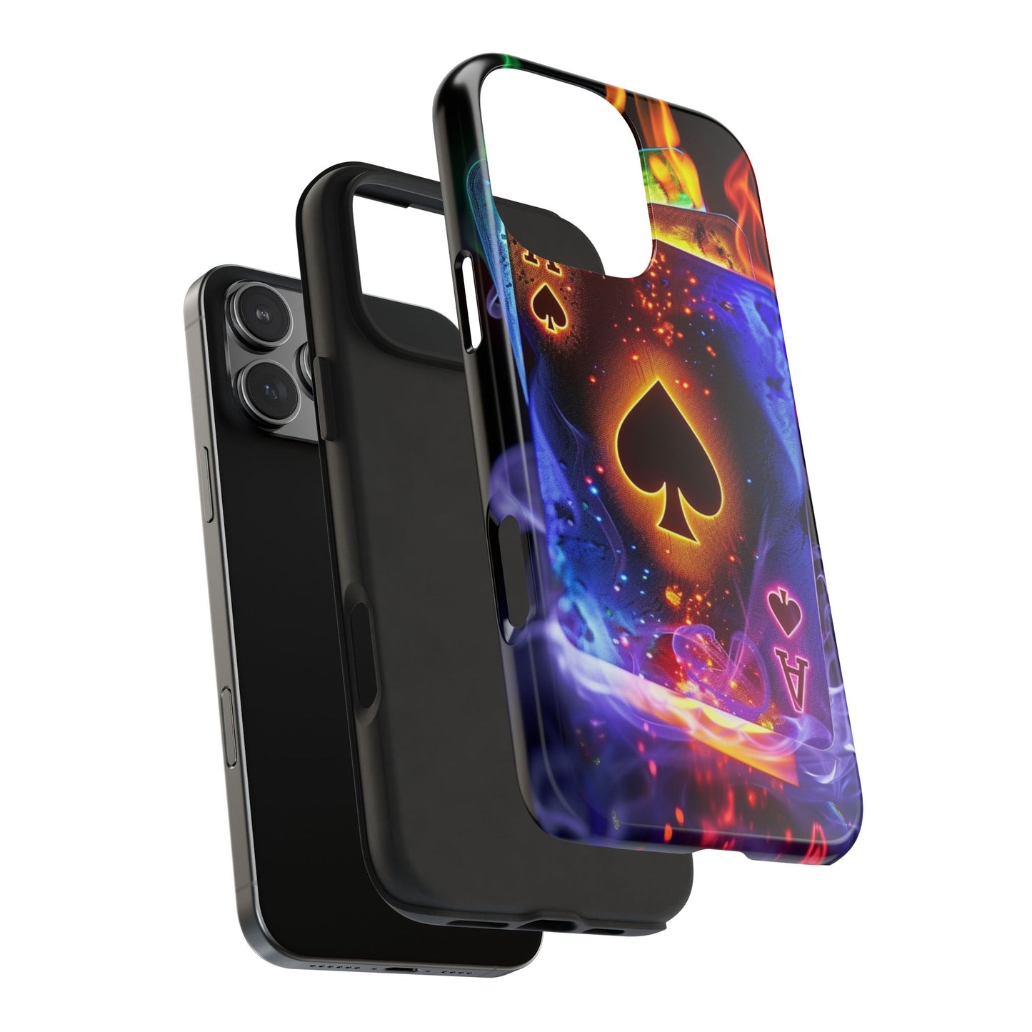 Ace of Spades Tough Phone Cases, Gaming Phone Cover, Gift for Gamers, Protective Case, Stylish Phone Accessory, Unique Phone Case | Iphone case