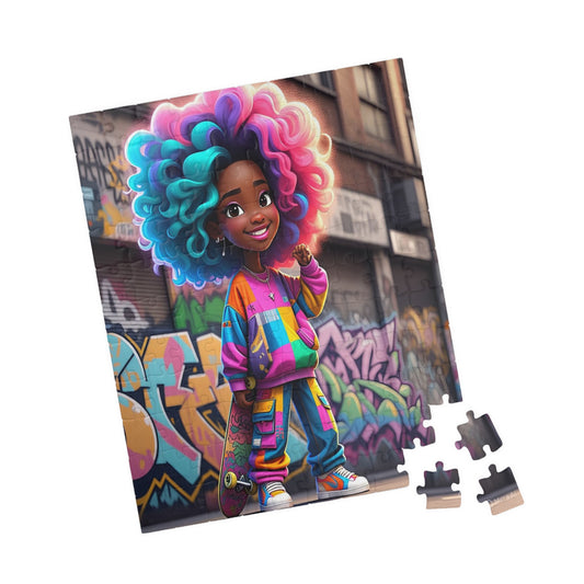 Colorful Character Puzzle - Fun Family Activity, Gift for Kids, Home Decor, Learning Tool, Art Puzzle