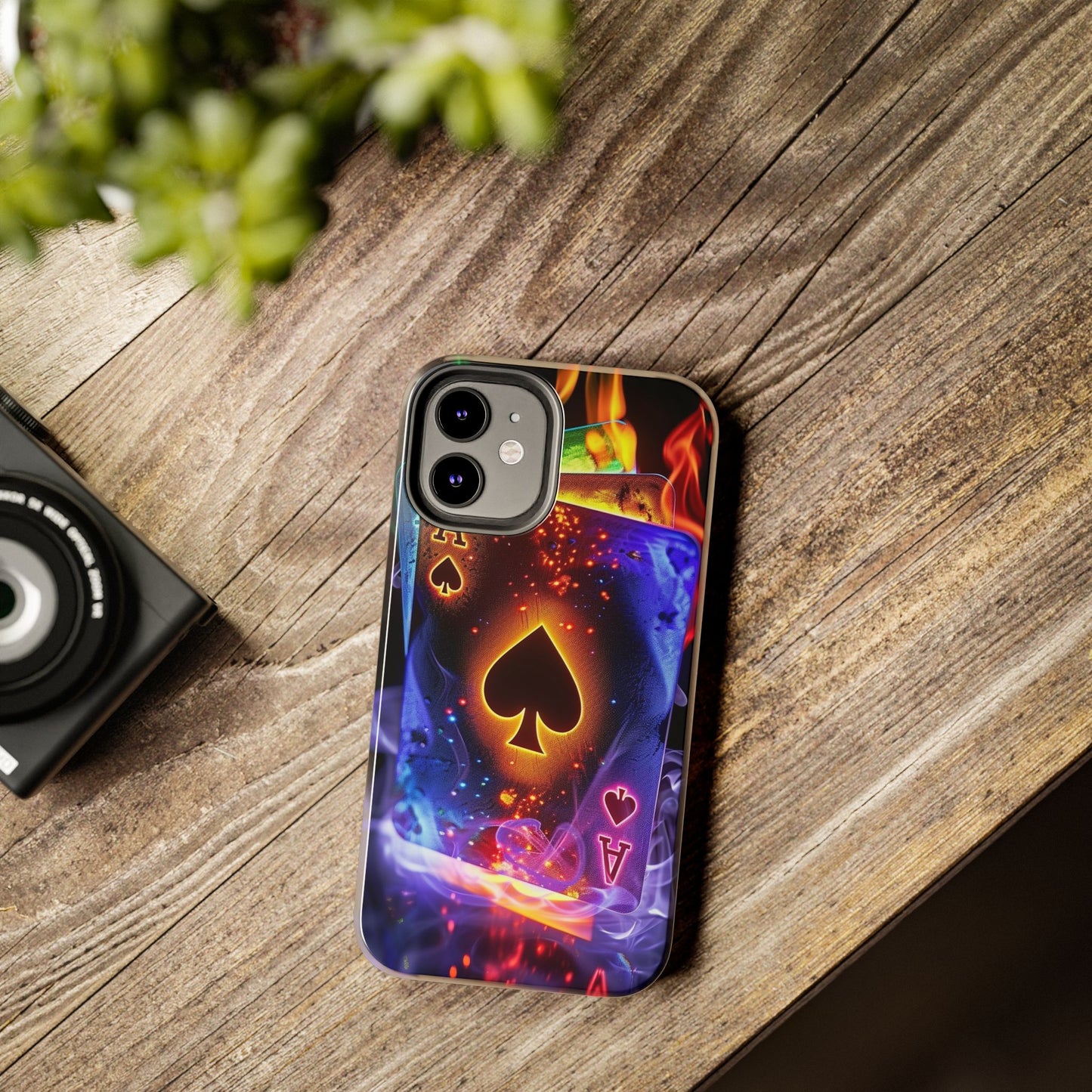 Ace of Spades Tough Phone Cases, Gaming Phone Cover, Gift for Gamers, Protective Case, Stylish Phone Accessory, Unique Phone Case | Iphone case