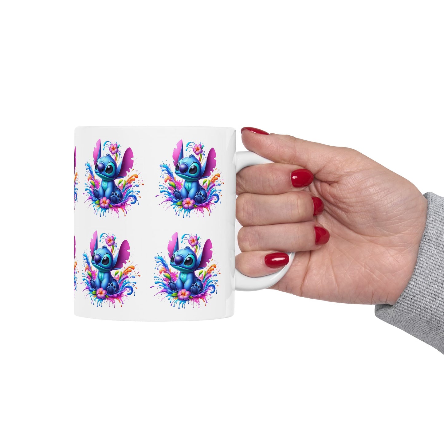 Colorful Stitch Ceramic Mug