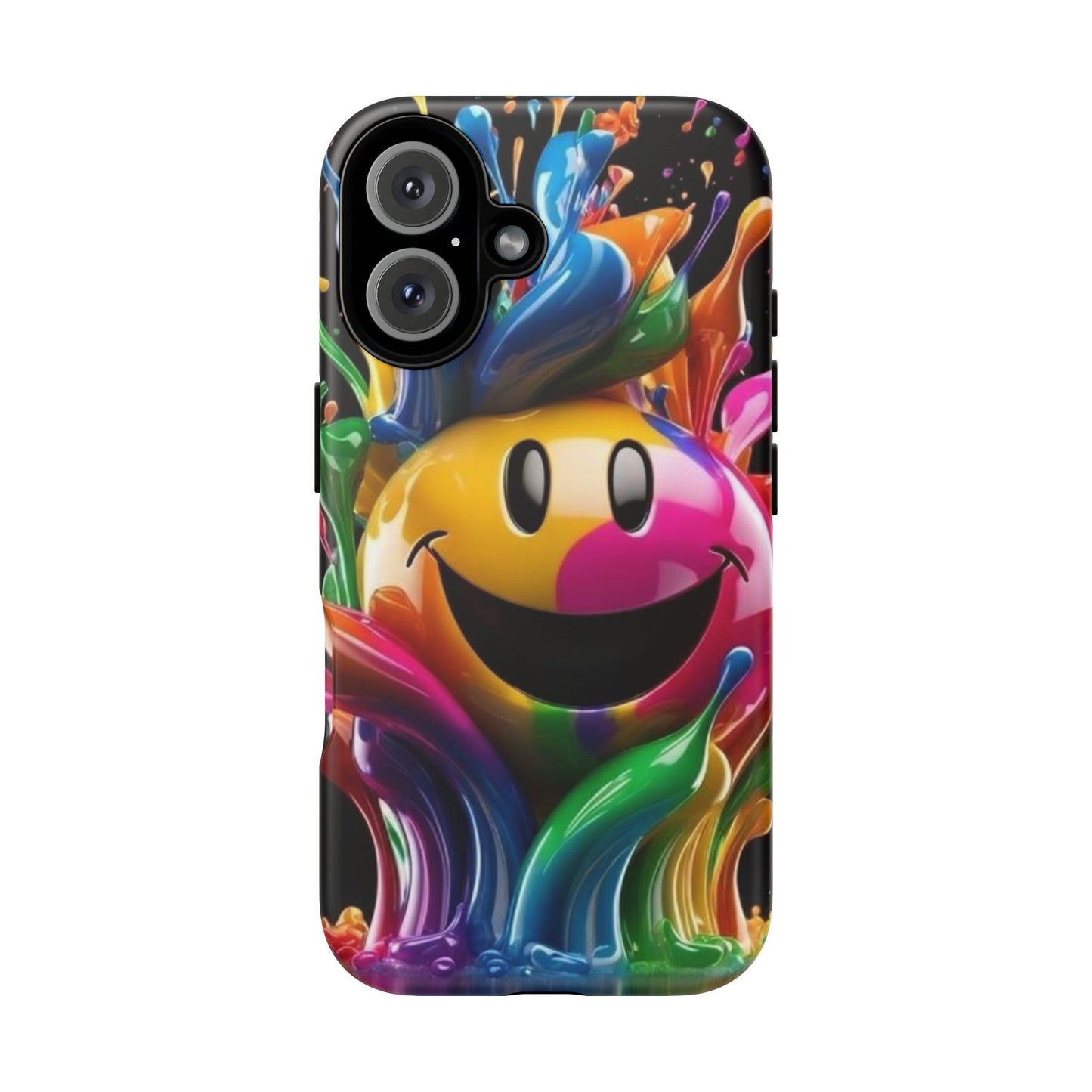 Colorful Smiley Phone Case - Fun and Funky, Vibrant Design, Gift for Friends, Cute Accessories, Unique Phone Cover | Samsung Case