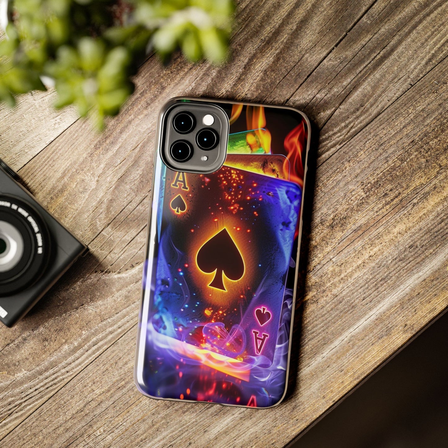 Ace of Spades Tough Phone Cases, Gaming Phone Cover, Gift for Gamers, Protective Case, Stylish Phone Accessory, Unique Phone Case | Iphone case