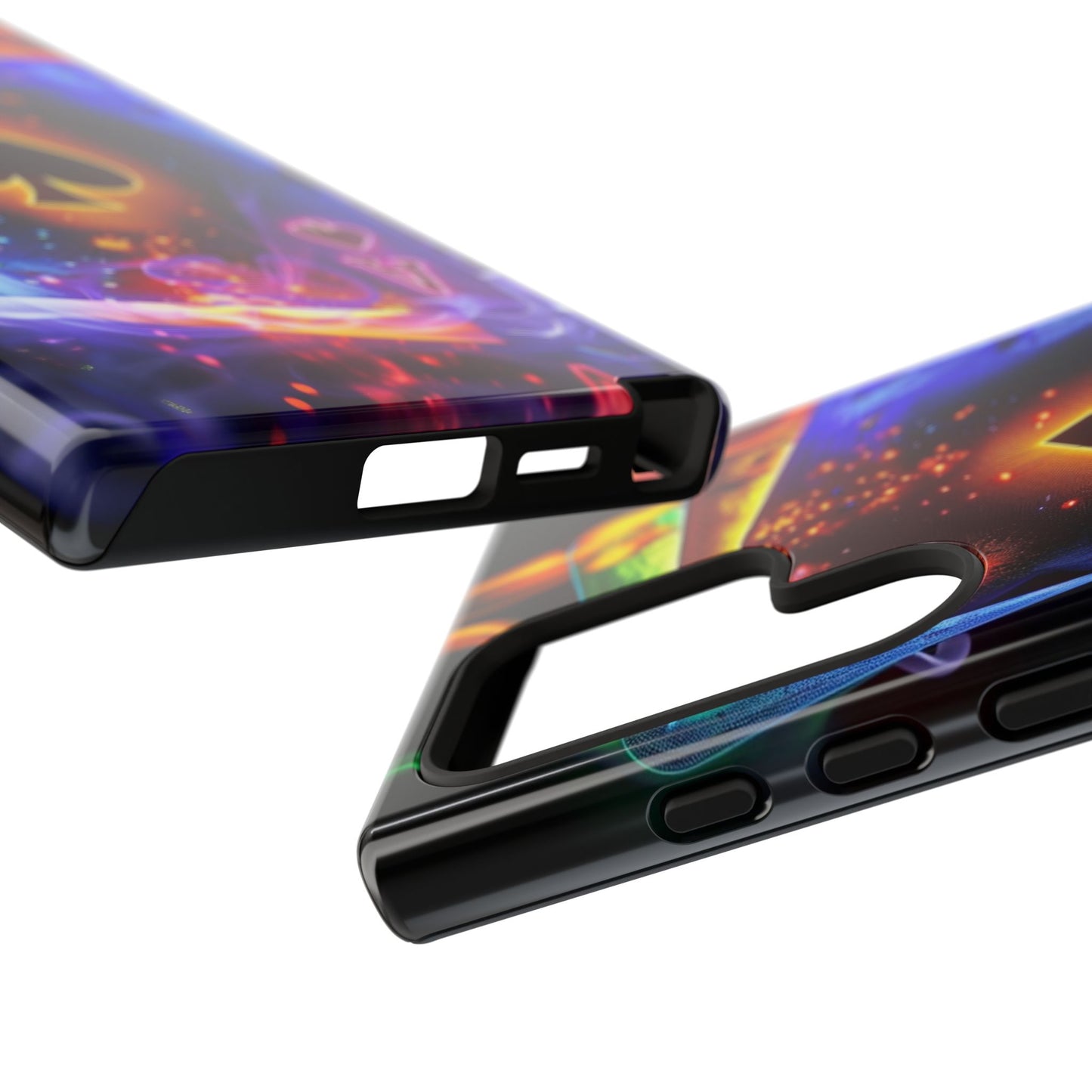 Vibrant Phone Case with Ace of Spades Design, Tough Phone Cover, Colorful Gift for Gamer| Samsung Case
