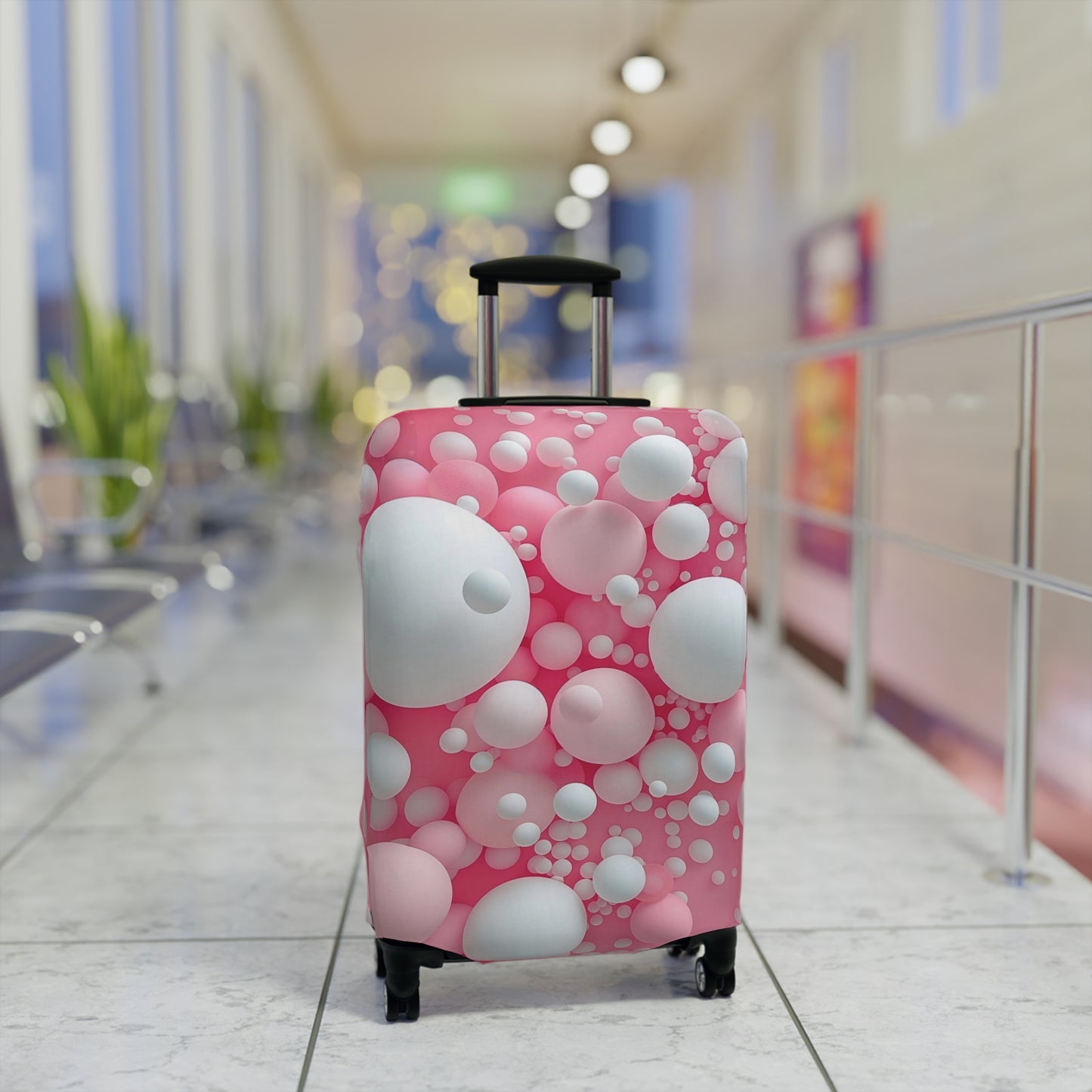 Vibrant Bubble Luggage Cover - Stylish Travel Accessory, Colorful Suitcase Protector, Unique Gift for Travelers, Travel Essentials, [...]