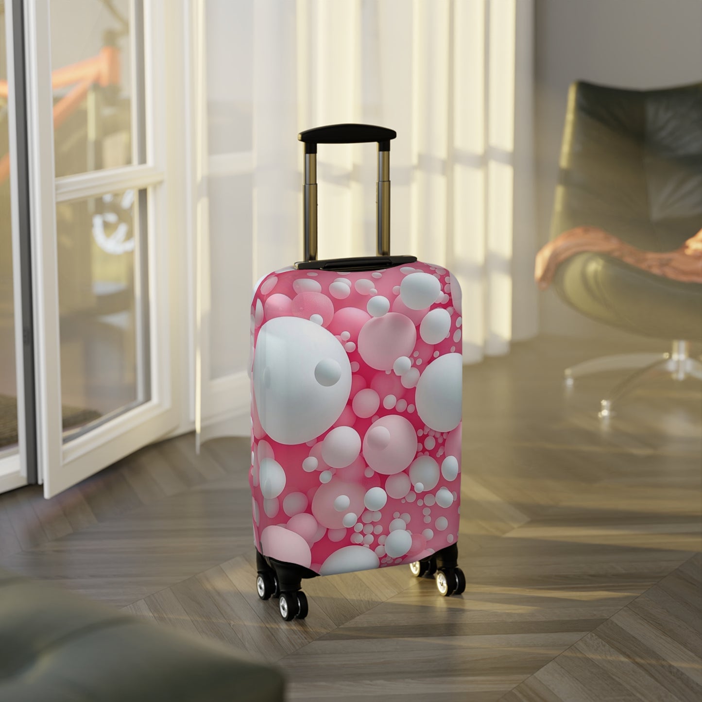 Vibrant Bubble Luggage Cover - Stylish Travel Accessory, Colorful Suitcase Protector, Unique Gift for Travelers, Travel Essentials, [...]