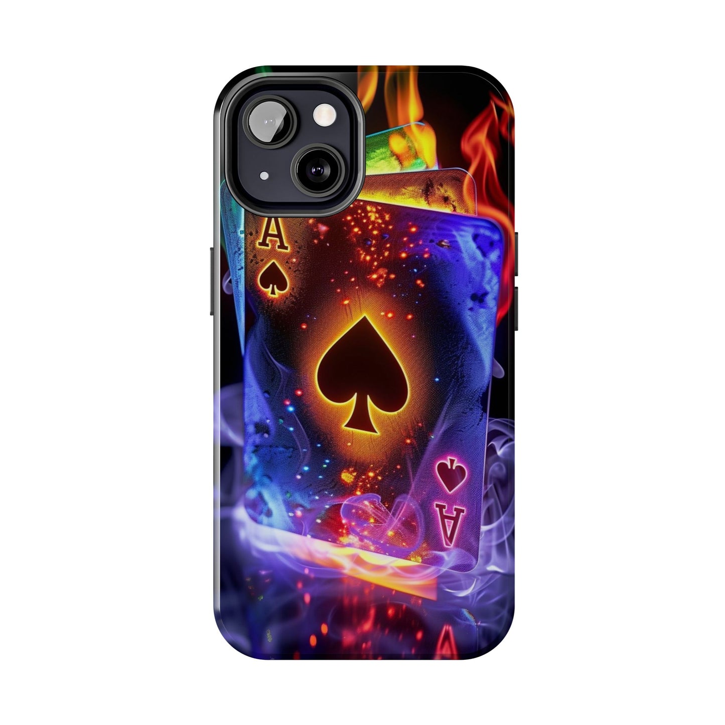 Ace of Spades Tough Phone Cases, Gaming Phone Cover, Gift for Gamers, Protective Case, Stylish Phone Accessory, Unique Phone Case | Iphone case